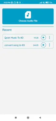 Convert Audio And Songs To 8D android App screenshot 4